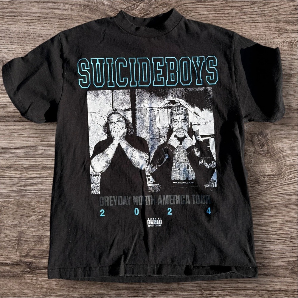 Suicide Boys G59 2024 Greyday North America Tour Concert Merch T Shirt Black L
